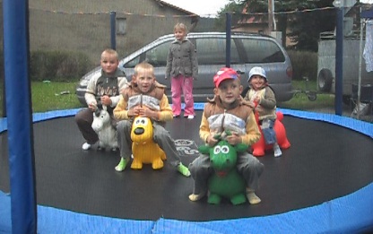 Detská hopíkova trampolína
